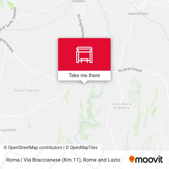 Roma | Via Braccianese (Km.11) map