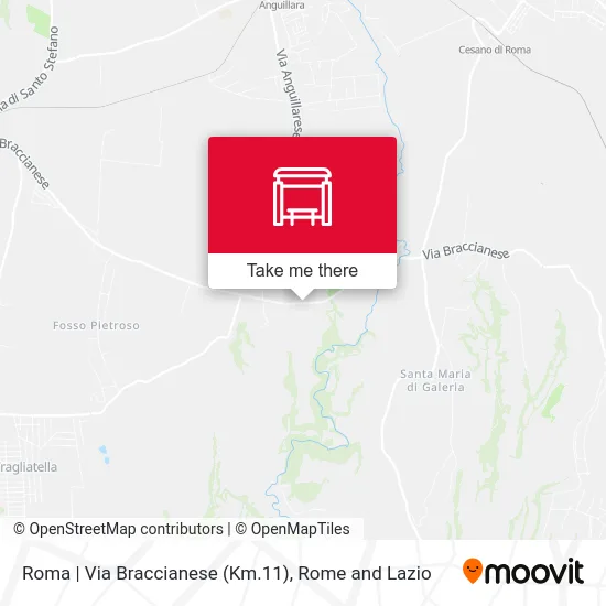 Rome | Braccianese Road (Km.11) map