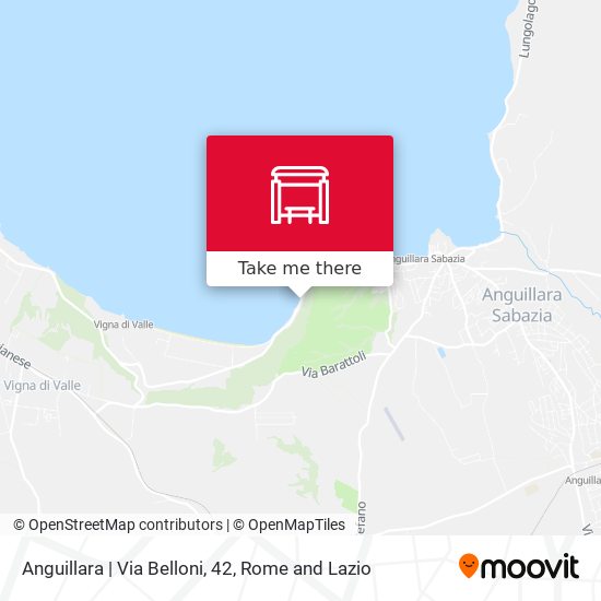Anguillara | Via Belloni, 42 map