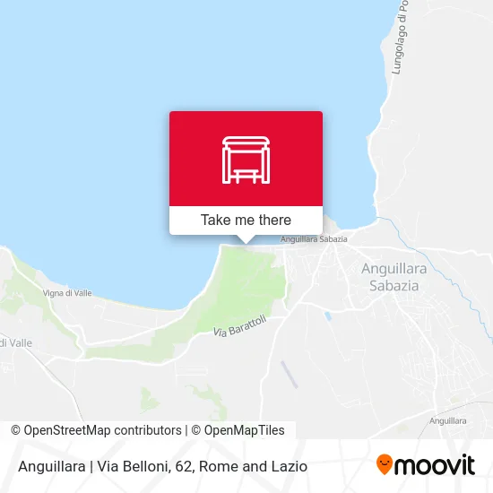 Anguillara | Via Belloni, 62 map