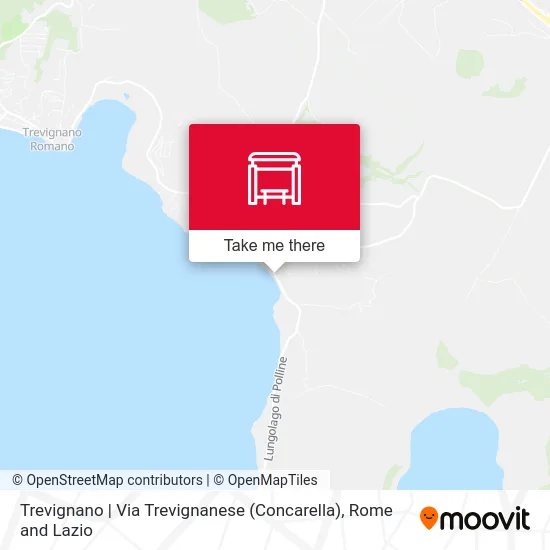 Trevignano | Trevignanese Road (Concarella) map