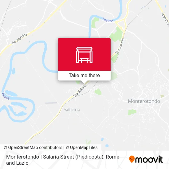 Monterotondo | Salaria Street (Piedicosta) map