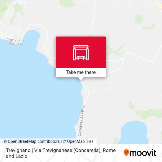 Trevignano | Trevignanese Road (Concarella) map