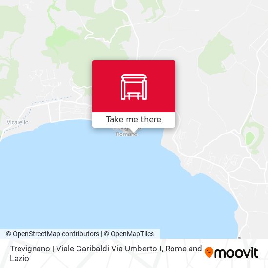 Trevignano | Viale Garibaldi Via Umberto I map