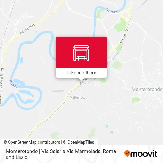 Monterotondo | Via Salaria Via Marmolada map