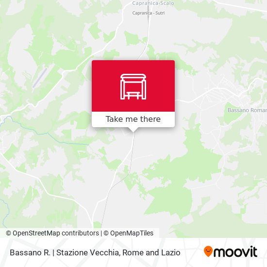 Bassano R. | Stazione Vecchia map