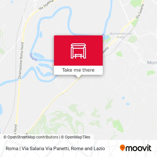 Roma | Via Salaria Via Panetti map
