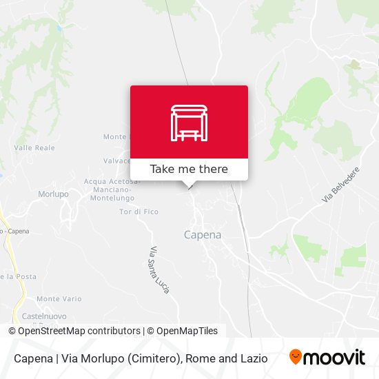 Capena | Via Morlupo (Cimitero) map