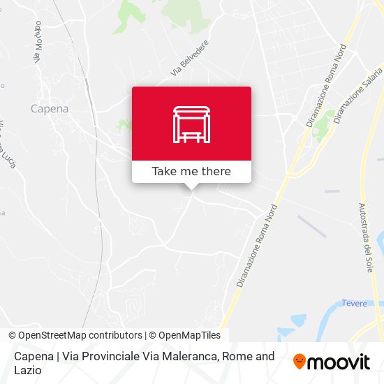 Capena | Via Provinciale Via Maleranca map