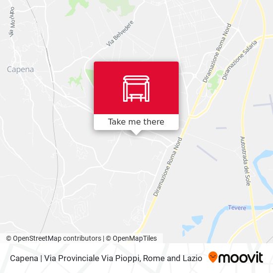 Capena | Via Provinciale Via Pioppi map