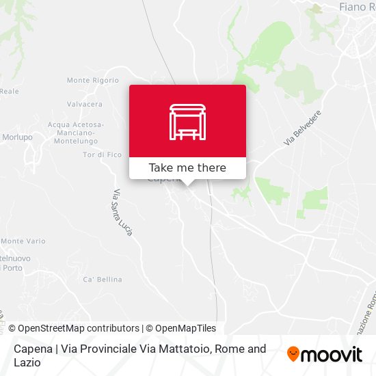 Capena | Via Provinciale Via Mattatoio map