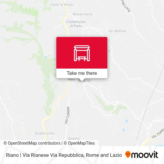 Riano | Rianese Street Republic Street map