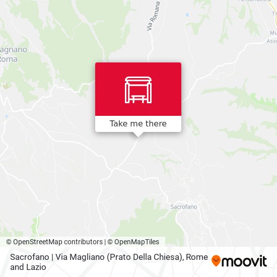 Sacrofano | Via Magliano (Prato Della Chiesa) map