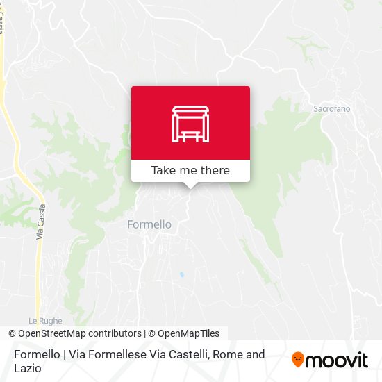 Formello | Via Formellese Via Castelli map