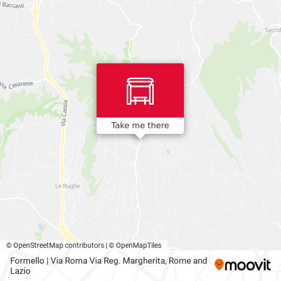 Formello | Via Roma Via Reg. Margherita map