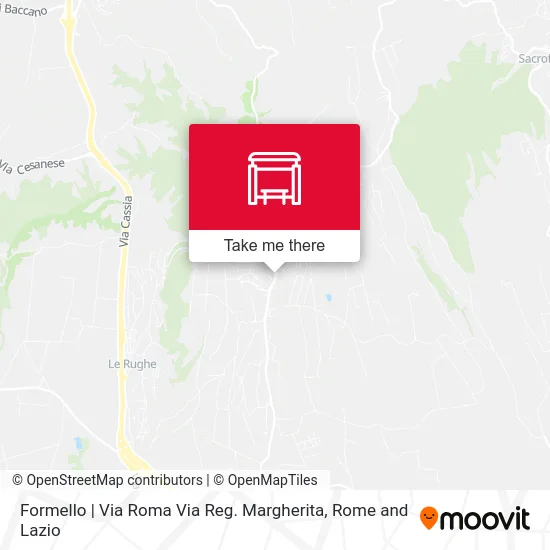 Formello | Via Roma Via Regina Margherita map