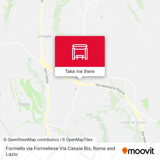 Formello via Formellese Via Cassia Bis map