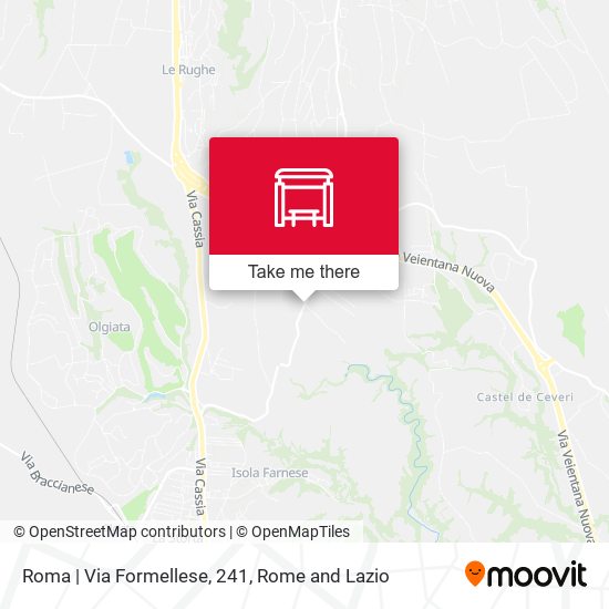 Roma | Via Formellese, 241 map