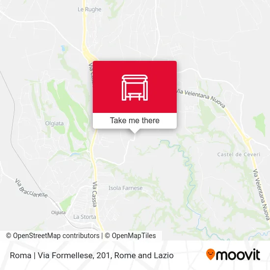 201 Via Formellese - Rome map