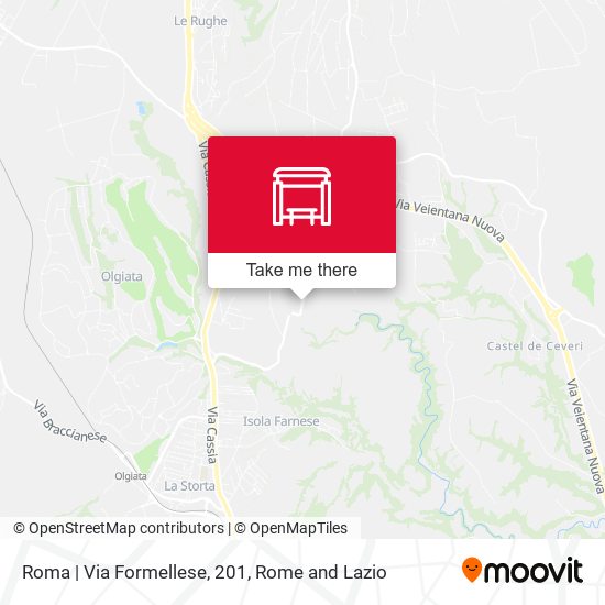 Roma | Via Formellese, 201 map