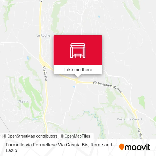 Formello via Formellese Via Cassia Bis map