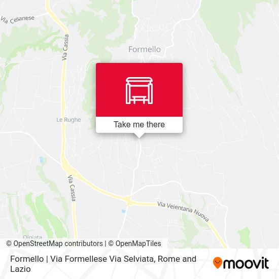 Formello | Via Formellese Via Selviata map