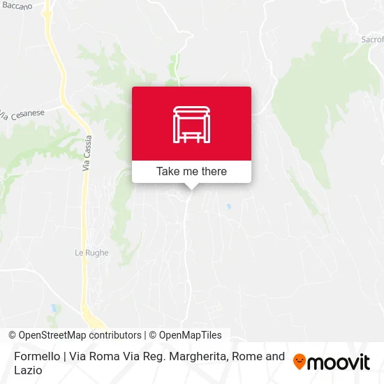 Formello | Via Roma Via Regina Margherita map