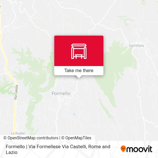 Formello | Via Formellese Via Castelli map