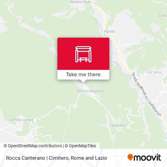 Rocca Canterano | Cimitero map