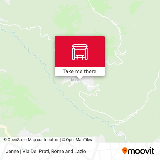 Jenne | Via Dei Prati map