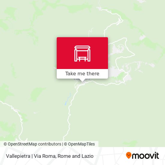 Vallepietra | Via Roma map
