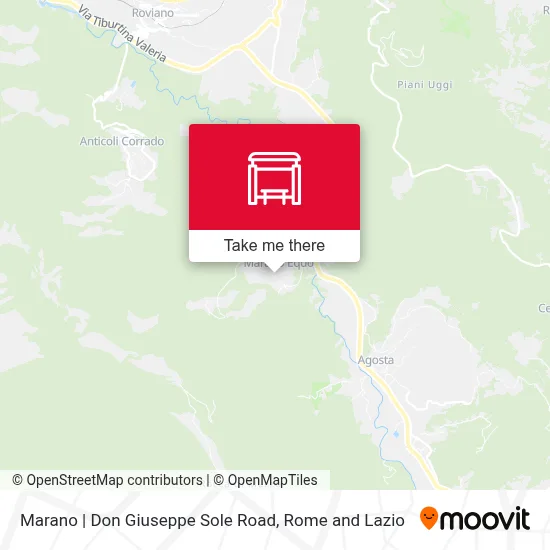 Marano | Don Giuseppe Sole Road map