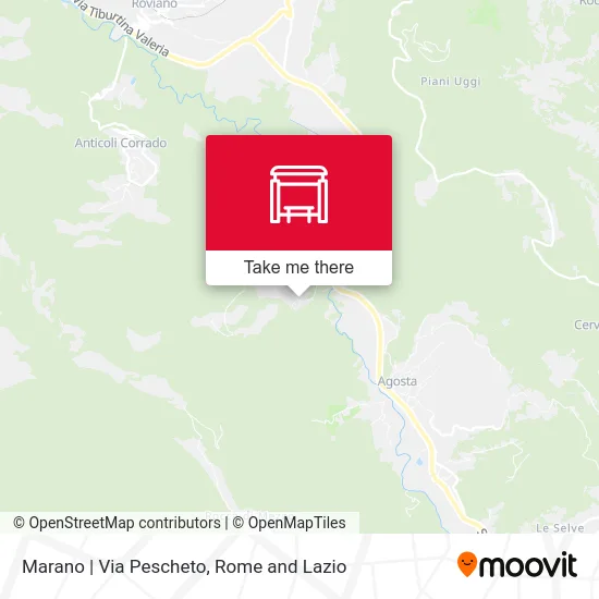 Marano - Via Pescheto map