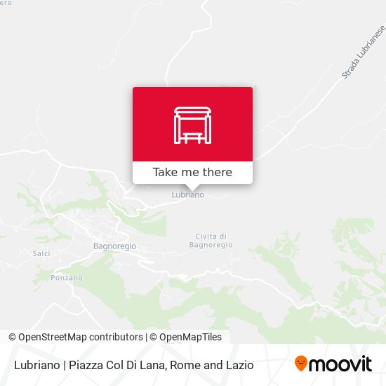Lubriano | Piazza Col Di Lana map