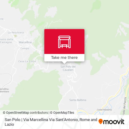 San Polo | Via Marcellina Via Sant'Antonio map