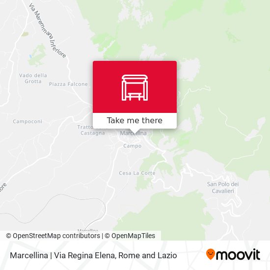 Marcellina | Via Regina Elena map