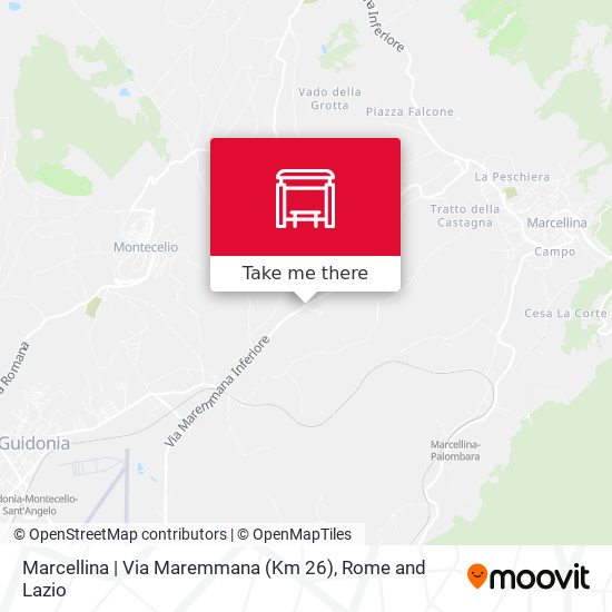 Marcellina | Via Maremmana (Km 26) map