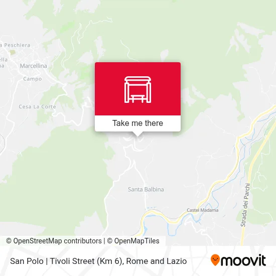 San Polo | Tivoli Street (Km 6) map