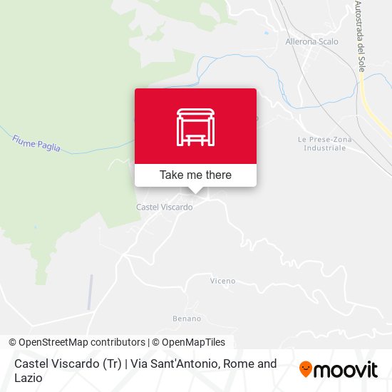 Castel Viscardo (Tr) | Via Sant'Antonio map