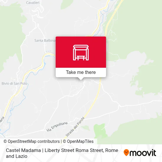 Castel Madama | Liberty Street Roma Street map