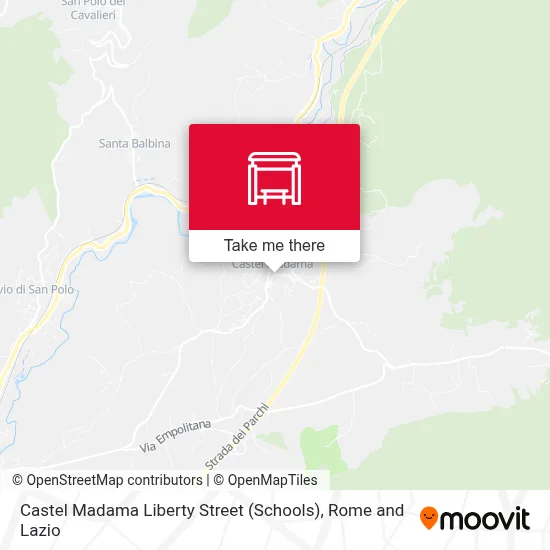 Castel Madama Liberty Street (Schools) map