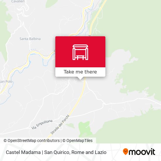 Castel Madama | San Quirico map