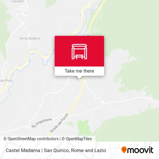 Castel Madama | San Quirico map