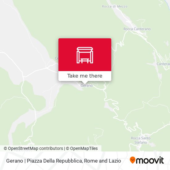 Gerano | Piazza Della Repubblica map
