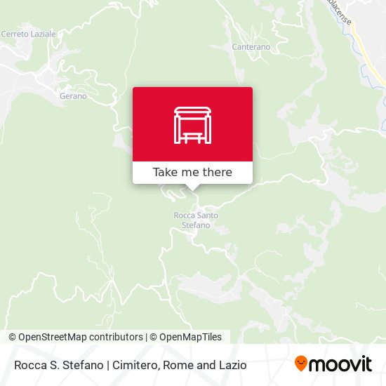 Rocca S. Stefano | Cimitero map