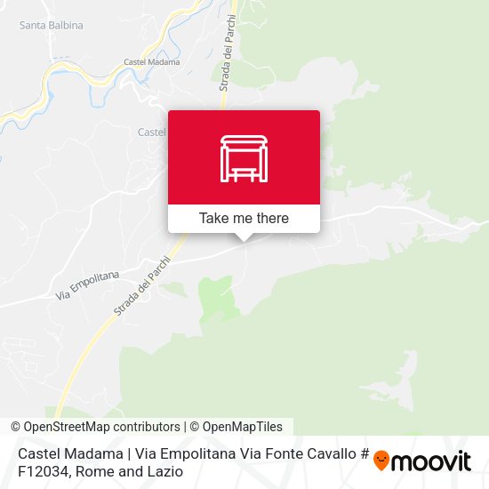 Castel Madama | Via Empolitana Via Fonte Cavallo # F12034 map