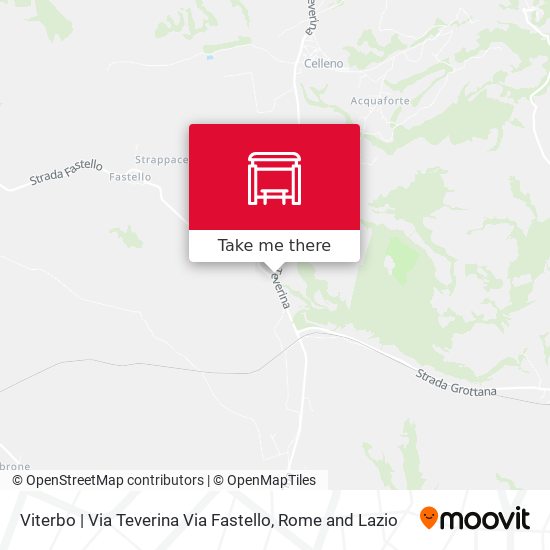 Viterbo | Via Teverina Via Fastello map