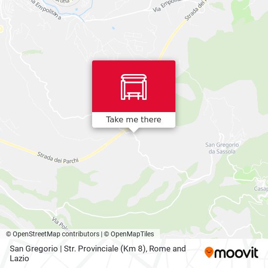 San Gregorio | Str. Provinciale (Km 8) map
