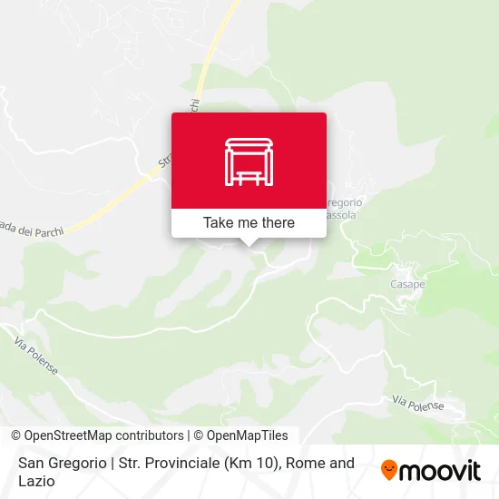 San Gregorio | Provincial Road (Km 10) map