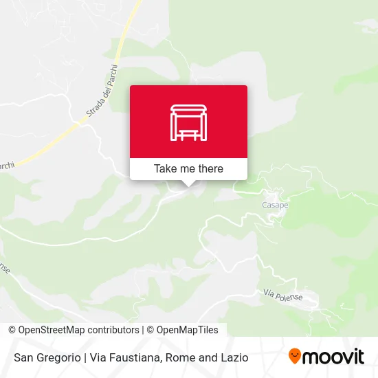 San Gregorio | Faustiana Street map
